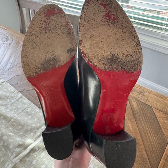 Christian Louboutin Black Over the Knee Boots - Picture 5 of 5